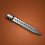 a cross section of a jet cooled core pin